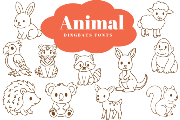 Animal: A Dingbats Font with a Wild, Sketch-Style Personality