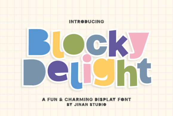Blocky Delight: Adding Playful Charm to Your Creative Projects