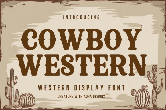Cowboy Western: The Definitive Guide to a Bold Vintage Font