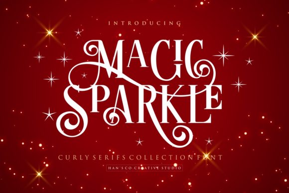 Enchanting Typography: Elevating Winter Projects with Magic Sparkle
