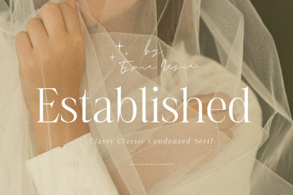 Established: A Condensed Serif for Modern Luxury Branding