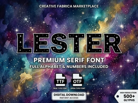 Lester: A Deep Dive into This Decorative Display Typeface