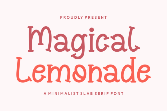 Magical Lemonade: A Minimalist Slab Serif for Modern Creators