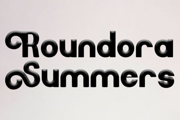 Roundora Summers: The Playful Display Font for Modern, Friendly Designs