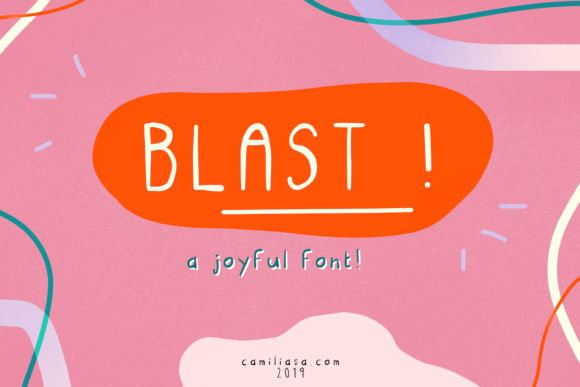 The Irresistible Charm of the Blast Handwritten Font